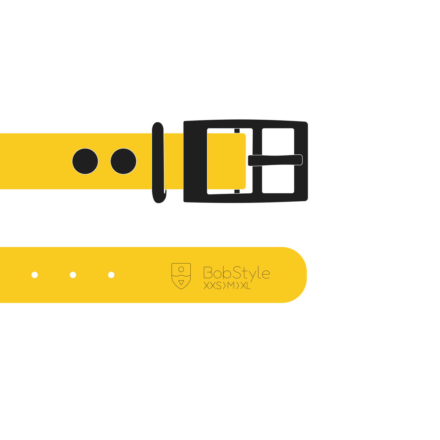 Collar MONO | Matte Black • Yellow