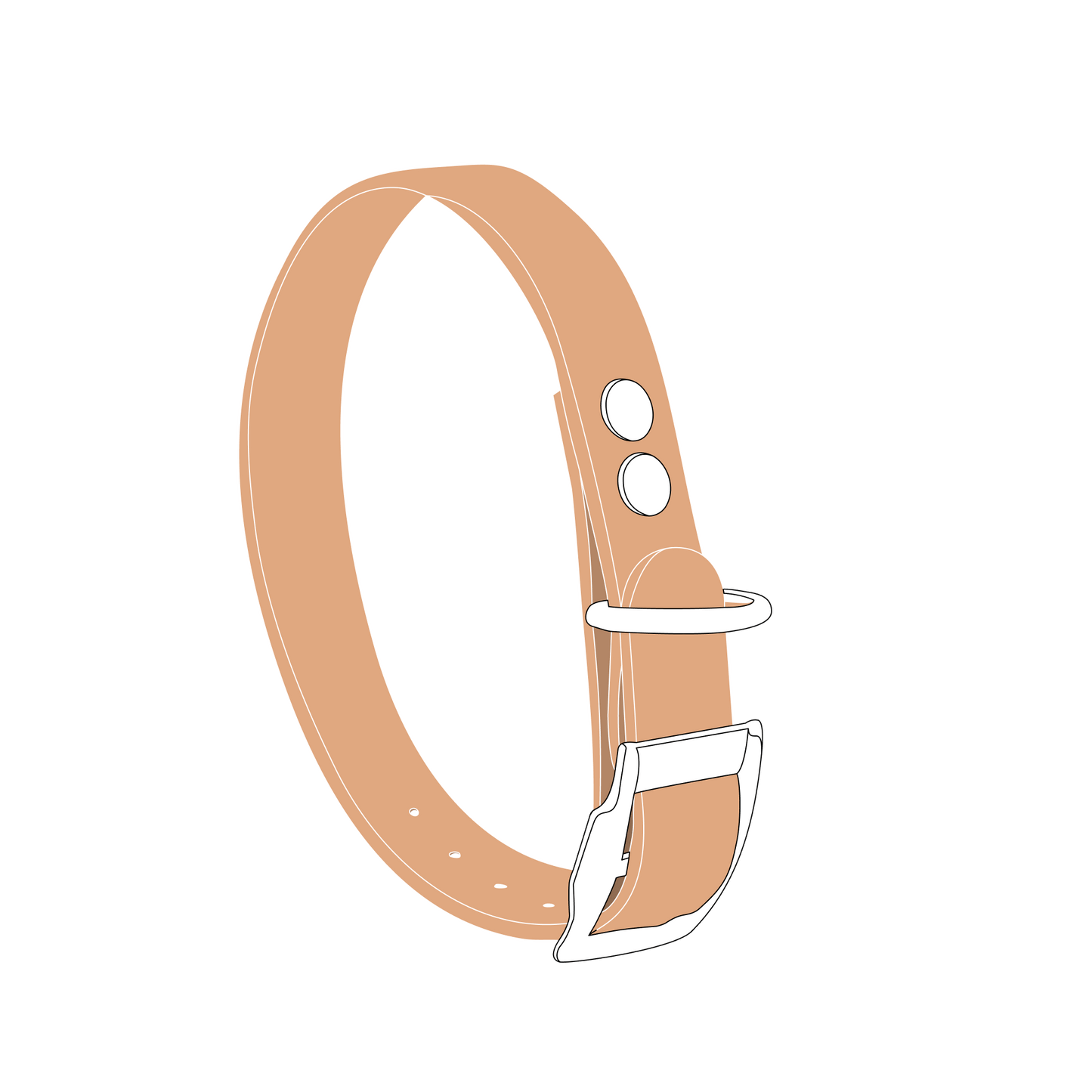 Collar MONO • Saddle Tan