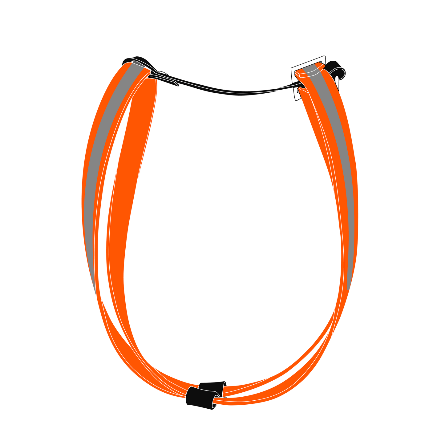 Harness MONO • Reflective-Orange