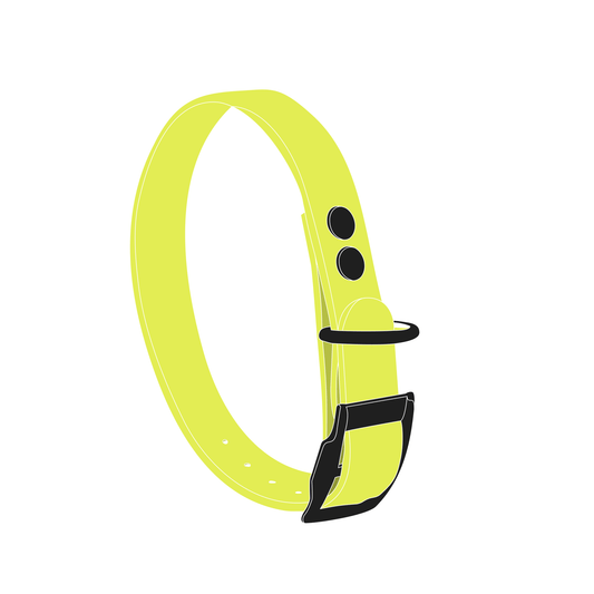 Collar MONO | Matte Black • Neon Yellow