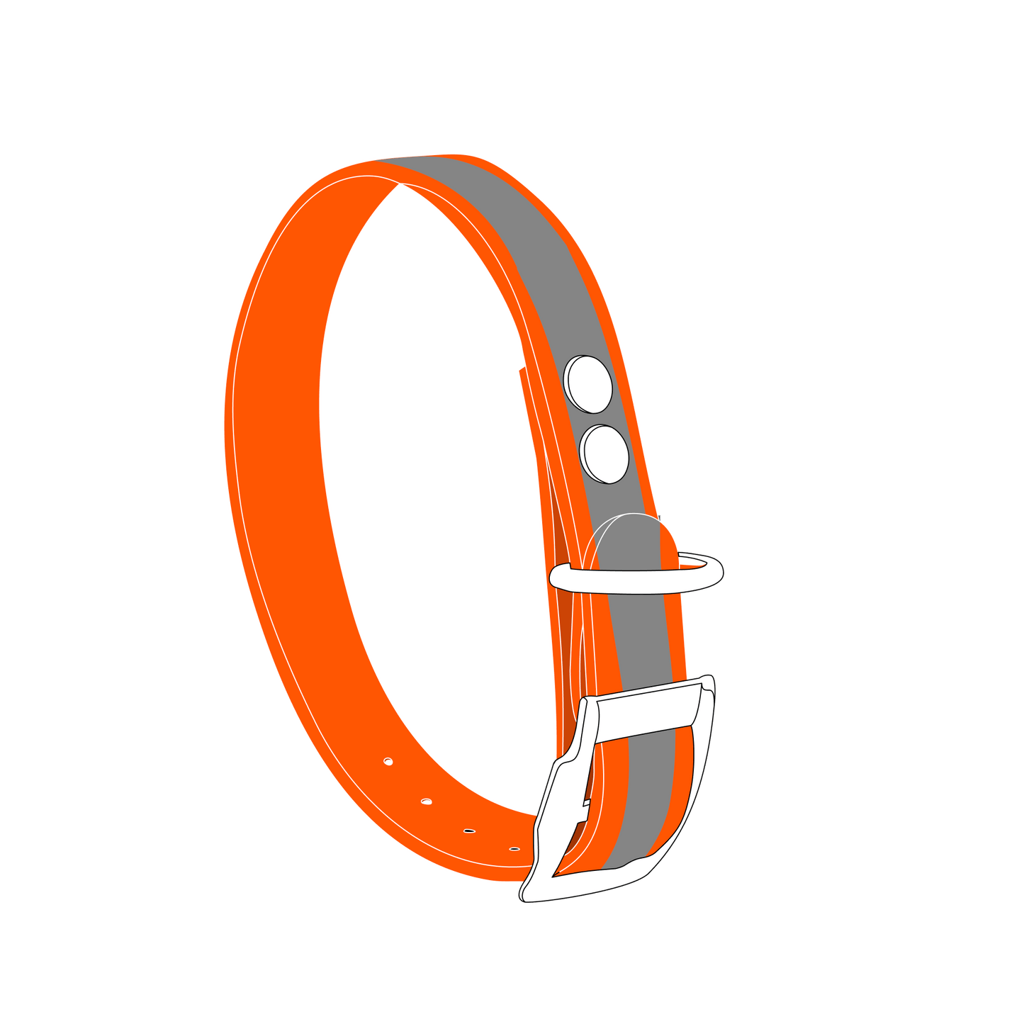 Collar MONO • Reflective-Orange