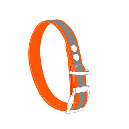 Collar MONO • Reflective-Orange