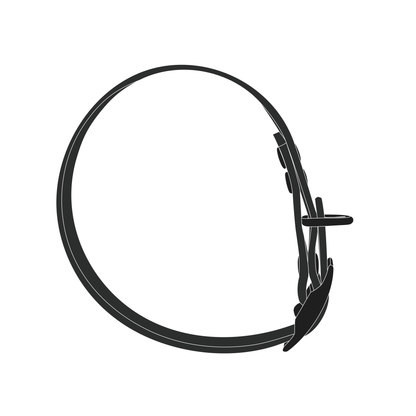 Collar MONO |  Matte Black • Black