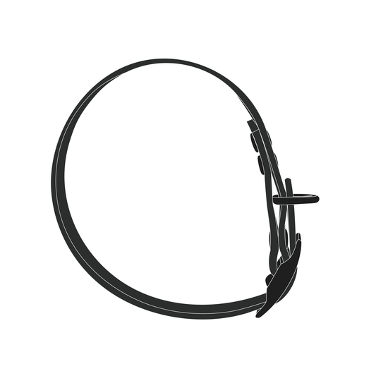 Collar MONO |  Matte Black • Black