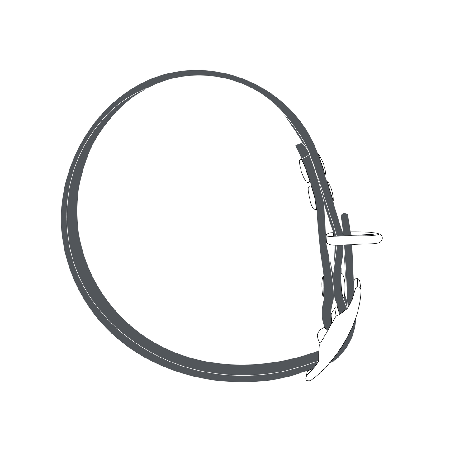 Collar MONO • Dark Gray