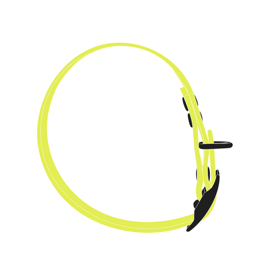 Collar MONO | Matte Black • Neon Yellow