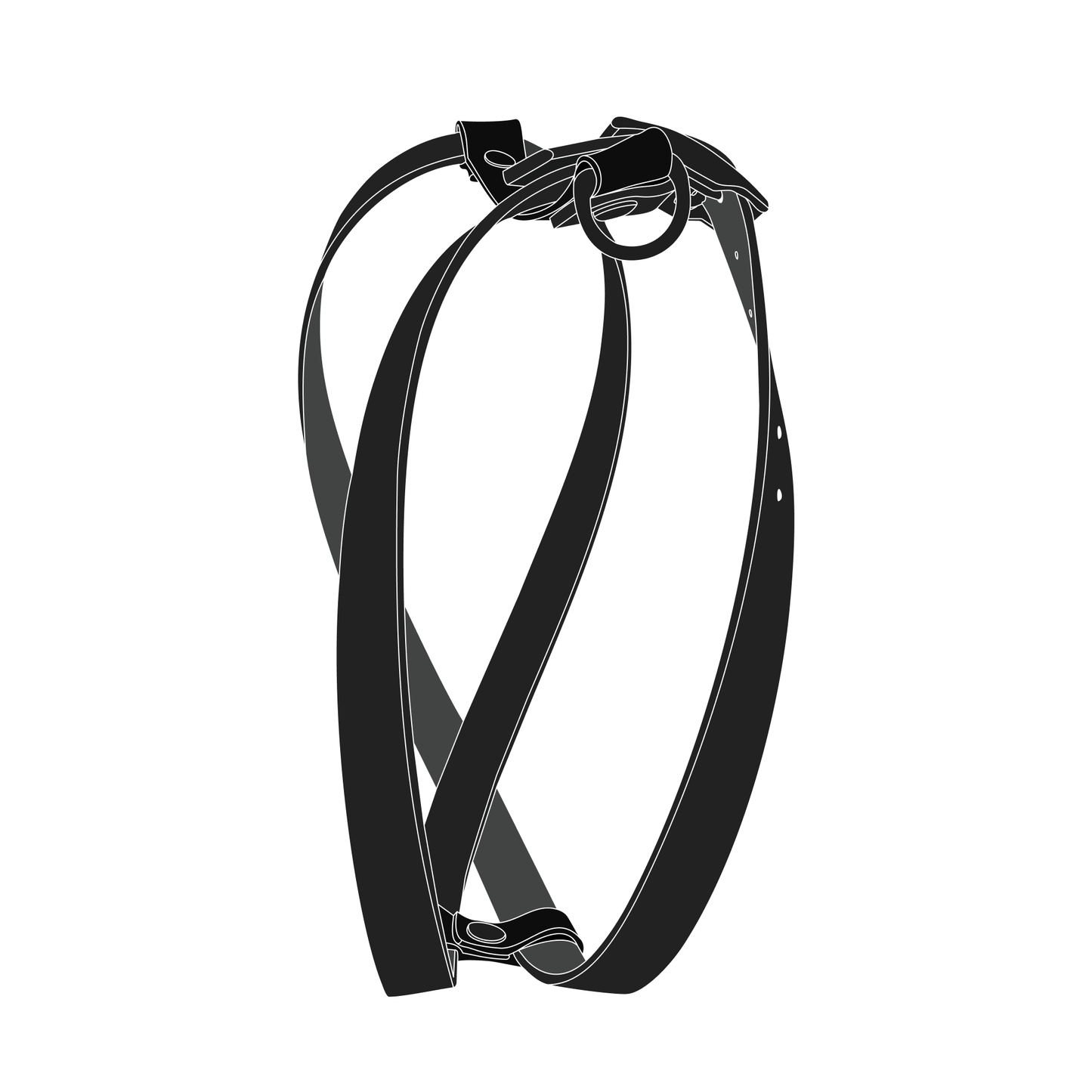 Harness MONO | Matte Black • Black