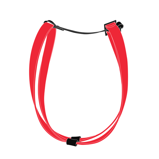 Harness MONO | Matte Black • Candy Red