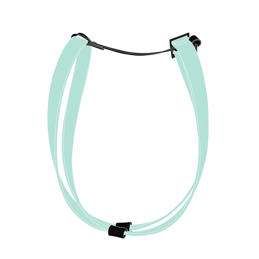 Harness MONO | Matte Black • Mint Green