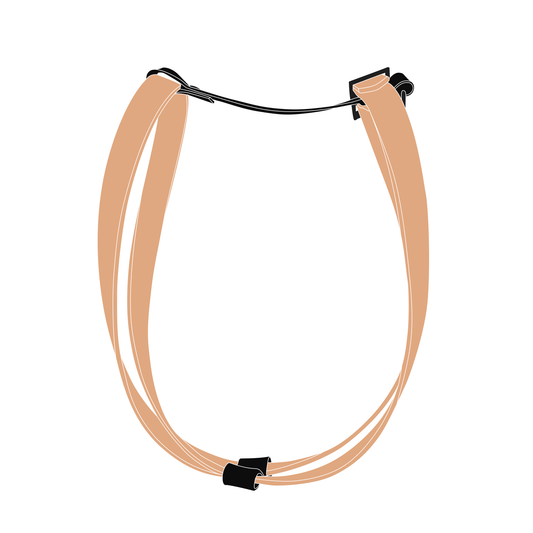 Harness MONO | Matte Black • Saddle Tan