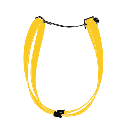 Harness MONO | Matte Black • Yellow